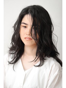 オーガニックエコ 川越(organic+eco) 黒髪パーマ【川越/ミディアム/パーマ/黒髪/大人女子/髪質改善】