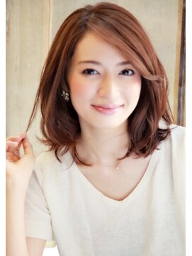 シェル 鎌倉小町(SHELL) 20代30代40代50代ニュアンスカラー★大人可愛い小顔ミディアム