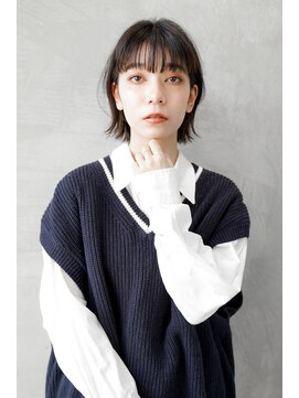 ギークス(GEEKS) 【GEEKS渋谷】外ハネボブ/くすみカラー/大人可愛い/垢抜けヘア