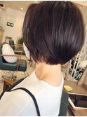 【D&T hair 大手町店】30/40/50代　大人かわいいショートボブ◎