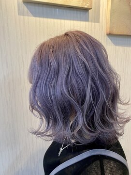 ヘアーグランデシーク(Hair Grande Seeek) ハイトーンカラーダブルカラーケアブリーチパールラベンダー☆