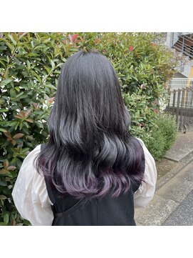 ラフ 原宿(L.a.a.g.f harajuku) グラデーションカラー バイオレット@原宿