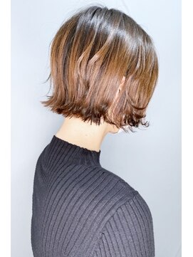 ニット 銀座(knit) 《knit銀座》大人可愛い20代30代40代ショートボブ丸み前下がり