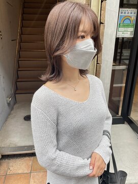 コフィー バイ メルト 吉祥寺(cofy by melt) 【松本咲花】韓国風くびれミディ/秋カラーラベンダーベージュ