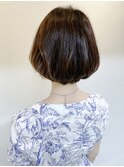 《knit銀座》大人可愛い20代30代40代ショートボブ丸み前下がり
