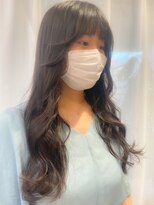 ロンドプランタン 恵比寿(Lond Printemps)&nbsp;美髪ロングヘア　大人可愛い韓国風巻き髪　深みブルージュ