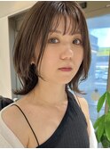 透明感くびれミディボブ