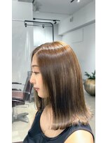 サルファ ヘアデザイン 名古屋 丸の内(S.ALPHA HAIR DESIGN)&nbsp;前回のハイライトを活かしてヌーディーベージュ