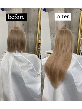 ミラク 町田(MIRAC) 【MIRAC町田店河原崎】シールエクステ80枚ビフォー&アフター