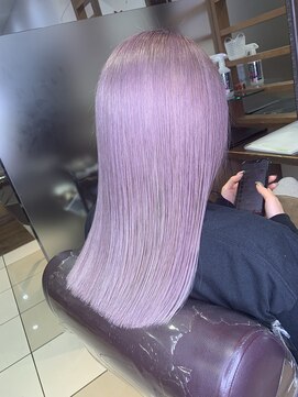 ヘアークリアー 獨協大学前店 パープルカラー