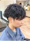 波巻きスパイラルツイストスパイラルパーママッシュメンズヘア