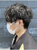 メンズマッシュパーマスパイラルパーマニュアンスパーマ
