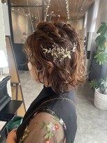 アットラップレーヴ(attrape-reve) ボブアレンジ/ふわふわヘアアレンジ/ショートヘアアレンジ