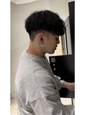 耳周りスッキリ無造作スタイル