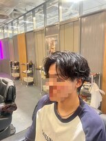 ヤード(YARD)&nbsp;波巻きツイスパMIX×無造作センターパート