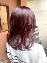 ココカラヘアー ニコ(cococara hair nico) カシスカラー/レイヤー/ピンクカラー/トリートメント/韓国風