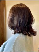 ウルフカット×ヘアドネーション