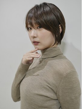 ヘアーアンドアート ルミナ(HAIR&ART LUMINA) 【亀井大旗】大人可愛い30代40代50代白髪ぼかしショートボブ