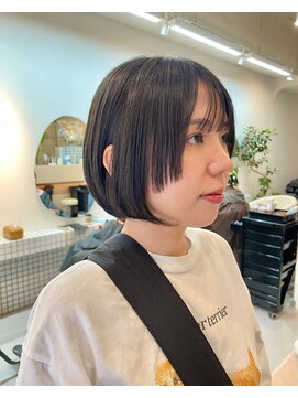 エクレ(eclet) ★シースルーバング愛されボブ☆stylist Minami
