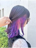 ユニコーンカラー＊インナーカラー/デザインカラー