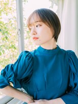 アラワラブルー(arrawarra blue)&nbsp;ショートガーリーパーマ/20代/30代/40代/50代/倉敷駅/白楽町