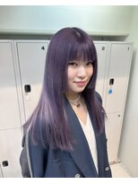 シェノン バイ アランスミシー 表参道(CHAINON by Alan smithee) パツッとラインのシルバーラベンダーカラー!