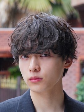 フィフス 渋谷(fifth) 緩め波巻きスパイラルパーマシャドウパーマメンズウルフカット