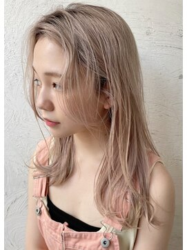 ケイト(kate) 【kate 大宮】ホワイトベージュ×顔まわりレイヤー