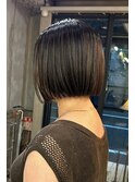 丸くならないボブ