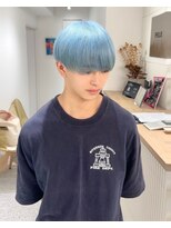 メンズペレ 渋谷(MEN'S PELE)&nbsp;ニュアンスパーマ/韓国マッシュ/スパイキーショート/渋谷