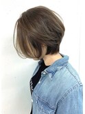 【marfe】大人ショート＿ハイライト＿白髪ぼかし＿ショートボブ