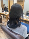 【艶髪】暗めグレージュ　就活カラー