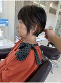 【50代・60代限定】まとまり艶ショートボブ/髪質改善／しらさん