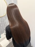 【KOKUA】自然なツヤ髪縮毛矯正カット＆カラー