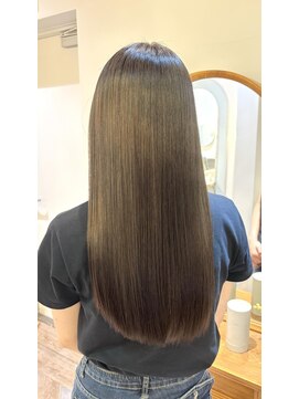 アンド ラ ブランシュ(&.La Blanche) 暗めカラー/ミディアムヘア/デザインカラー/縮毛矯正