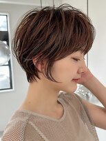 ロンドエニカ 大宮(Lond enika)&nbsp;グランマッシュ/細めハイライト/ショート/白髪ぼかし/前髪/大宮