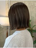 栄外ハネナチュラル大人可愛い韓国ボブ