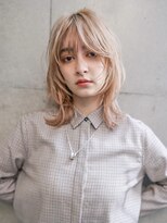 ギークス(GEEKS)&nbsp;【GEEKS渋谷】ハッシュカット/抜きっぱなしブロンド/小顔/ウルフ