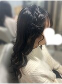 編み込み立体リボン