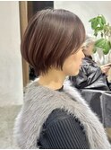 丸みショートボブコンパクトショート恵比寿
