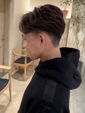 トリッカ シブヤ(TRICCA SHIBUYA) メンズカットパーマカラーフェザーニュアンスフェード渋谷