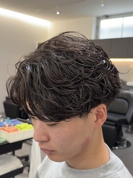 ビカムメンズヘアー 栄店(become men's hair) 大人メンズパーマ／毛流れシャドウパーマ／名古屋／栄