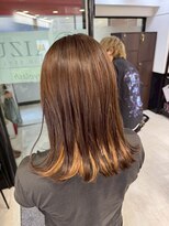 アイズ 本厚木(AIZU) インナーカラー ベージュ