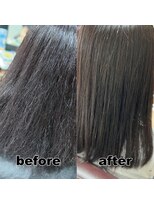 モンド ヘアクリエーション 新栄店(monde hair creation)&nbsp;【monde】before × after × 髪質改善