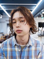 アンサー 原宿(ANSWER)&nbsp;メンズボブメンズミディアムパーマニュアンスパーマルーズパーマ