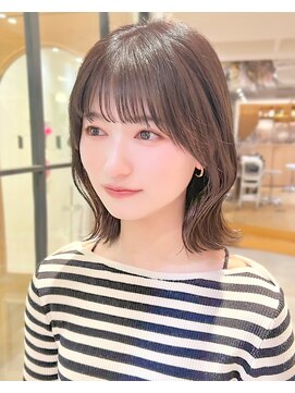 ルエ(rue) ミディアムレイヤーカット＊韓国ヘア＊【rue 京都河原町】 橘田