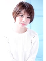 テンバイシオミエイチ(10 by shiomi H) くびれショート×透明感ブラウンカラー