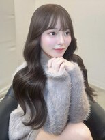 フォンズ(FONS)&nbsp;まとまる韓国レイヤーカット＊暗めでも透明感ラベンダーブラウン