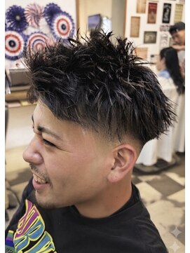 ヘアクリエイトブラス メンズ(Hair Create BRAS Men's) アップバングショート