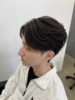 ラッドバイプティパ 水戸元吉田店(rad...by petit-pas)&nbsp;＊センターパート×フェザーパーマで大人かっこいいメンズヘア＊